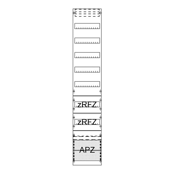 STRIEBEL & JOHN Verteilerfeld mit APZ, zRfZ2 9RE FV19A2R2